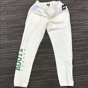 Roots Women's White Jogger Pants